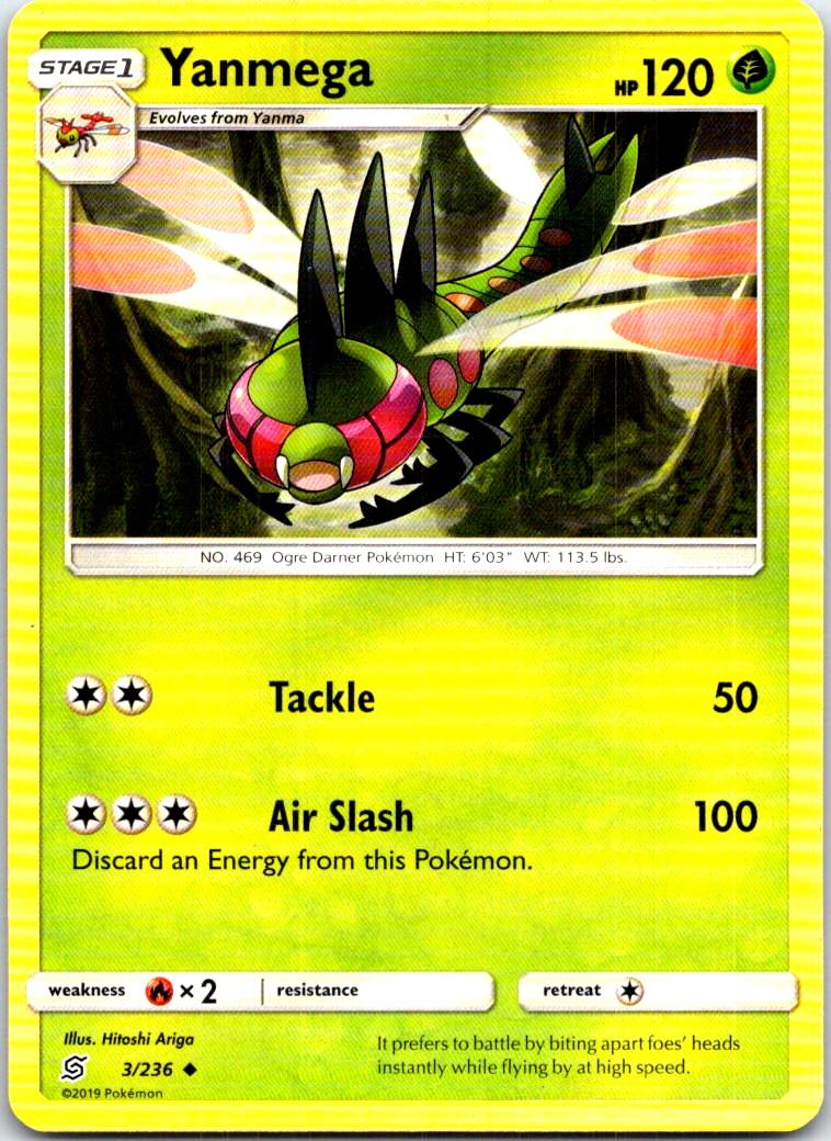 Yanmega - 3/236 - - UNIFIED MINDS - Pokemon - Uncommon | AB62-27
