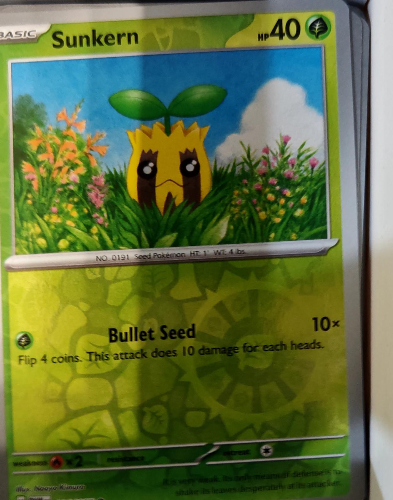 Sunkern - 006/167 - Reverse Holo - TWILIGHT MASQUERADE - Pokemon - | AA75-39