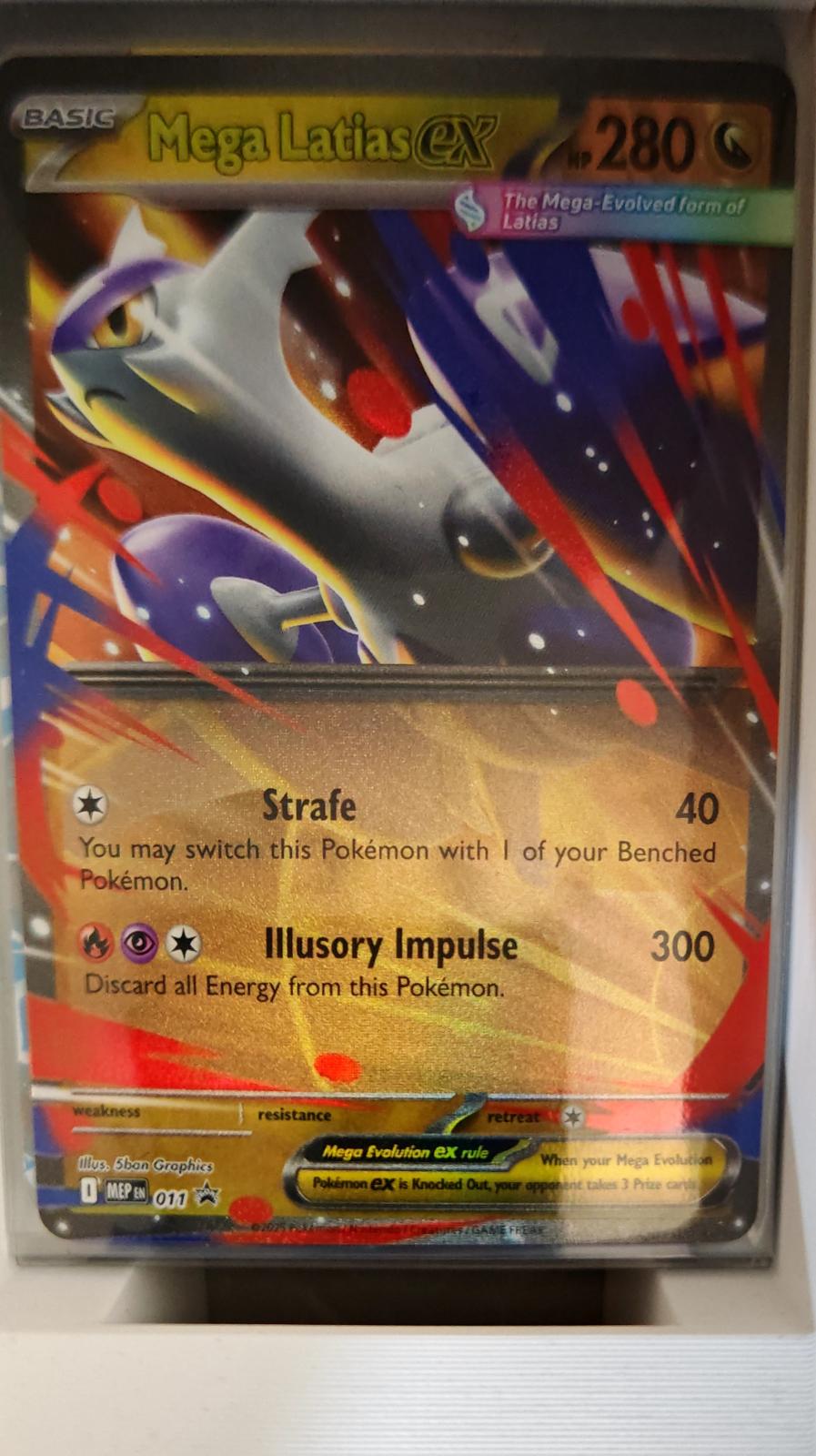 Mega Latias ex - 011 - Holo - ME: MEGA EVOLUTION PROMO - Pokemon - | AA37-33
