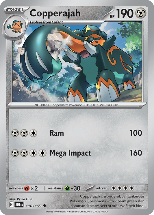 Copperajah - 110/159 - - JOURNEY TOGETHER - Pokemon - Uncommon | AA51-16