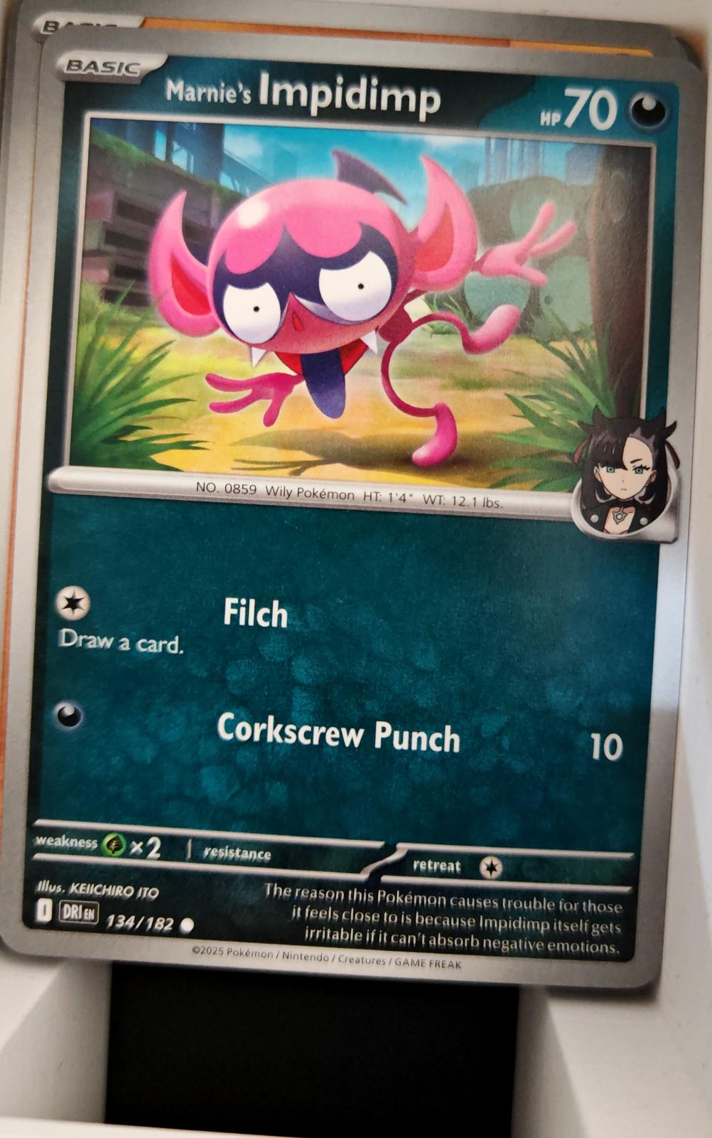 Marnie's Impidimp - 134/182 - - DESTINED RIVALS - Pokemon - Common | AA09-73