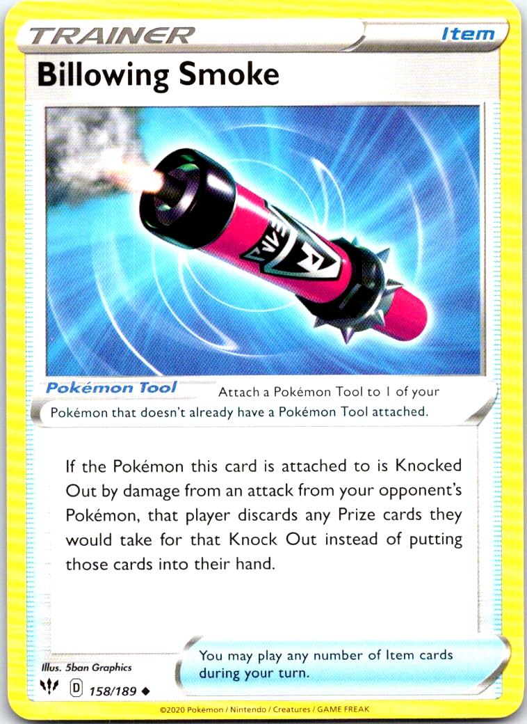 Billowing Smoke - 158/189 - - DARKNESS ABLAZE - Pokemon - Uncommon | AB15-3