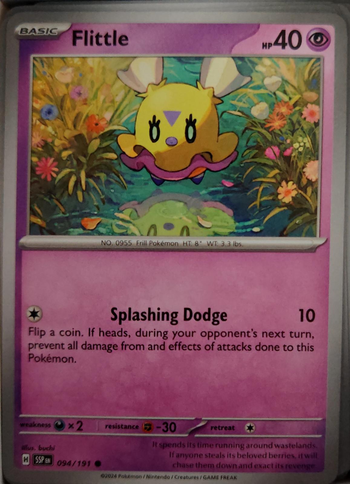 Flittle - 094/191 - - SURGING SPARKS - Pokemon - Common | AA46-51
