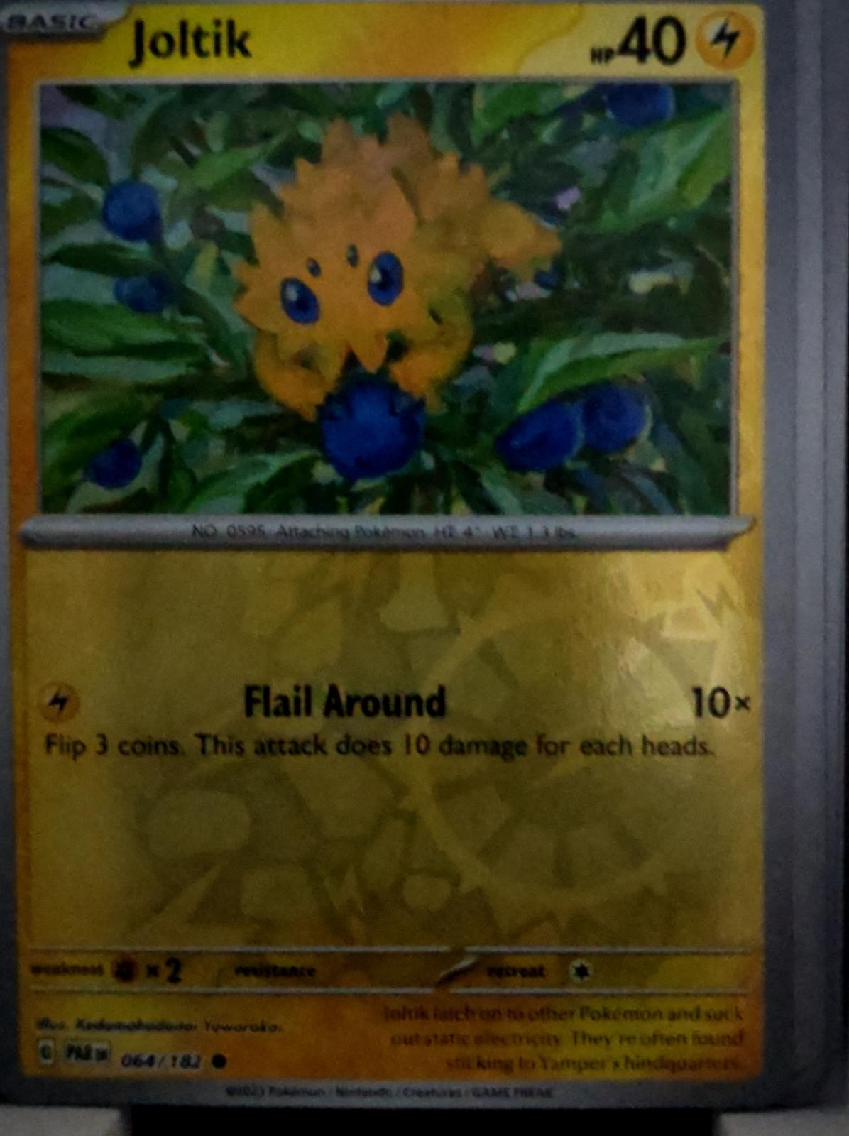 Joltik - 064/182 - Reverse Holo - PARADOX RIFT - Pokemon - Common | AA49-11