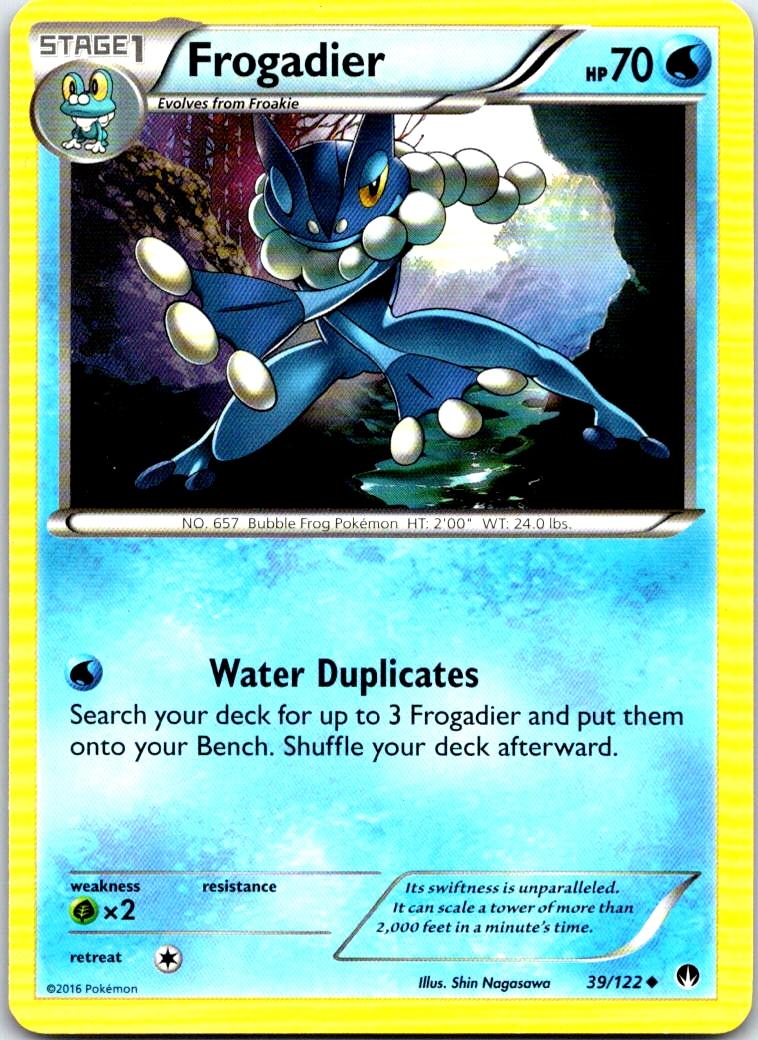 Frogadier - 39/122 - - BREAKPOINT - Pokemon - Uncommon | AB73-33