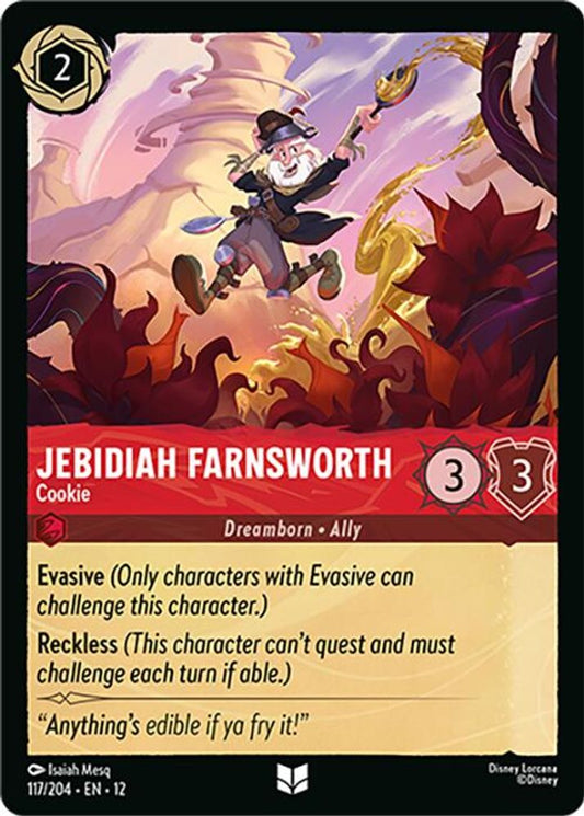 Jebidiah Farnsworth - Cookie - 117/204 - - WILDS UNKNOWN - Lorcana - | LAA01-9