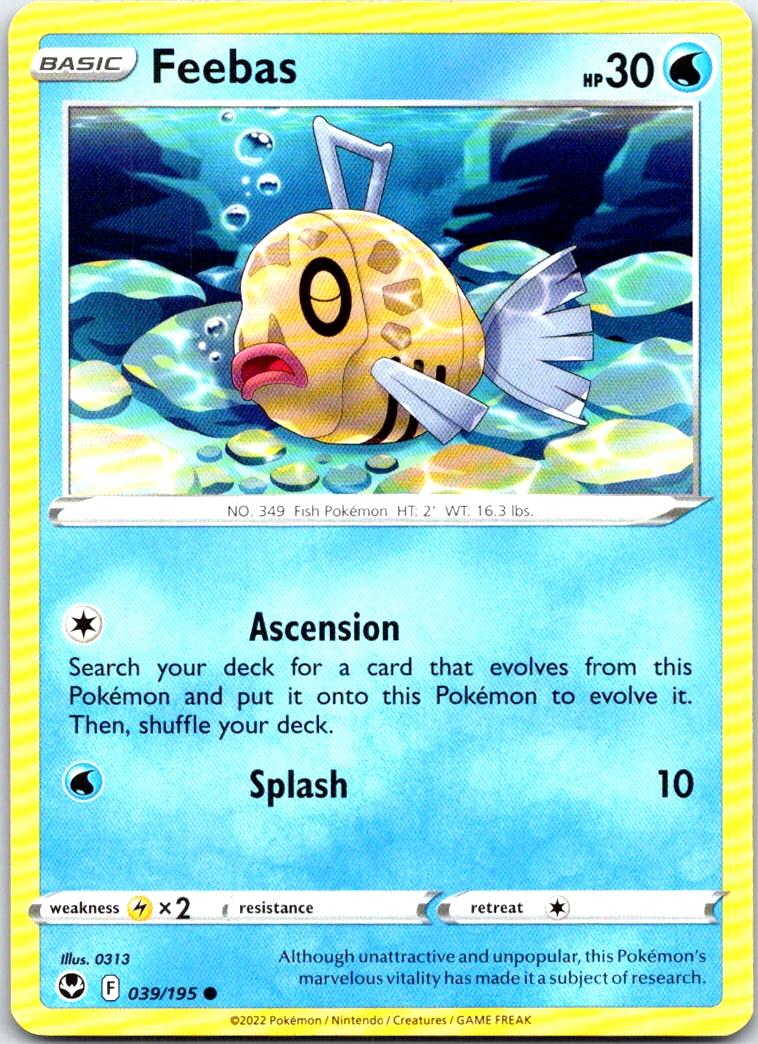 Feebas - 039/195 - - SILVER TEMPEST - Pokemon - Common | AB49-21
