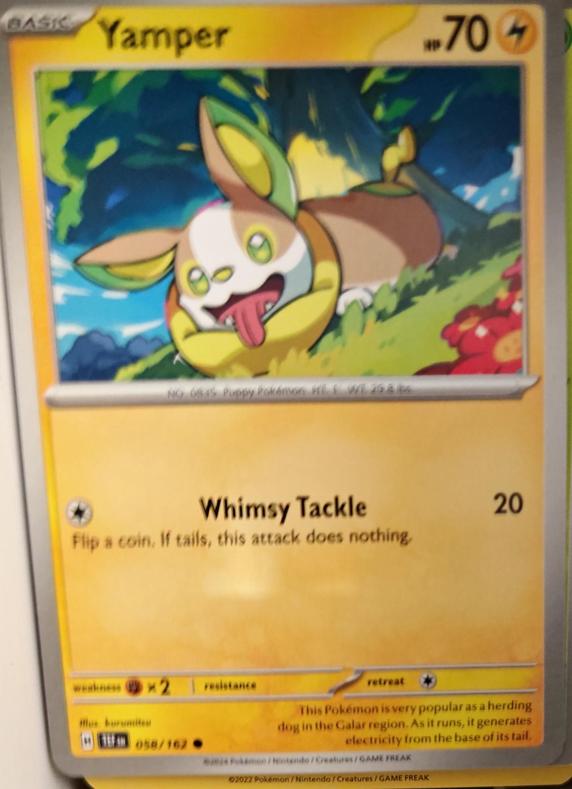 Yamper - 058/162 - - TEMPORAL FORCES - Pokemon - Common | AA21-69