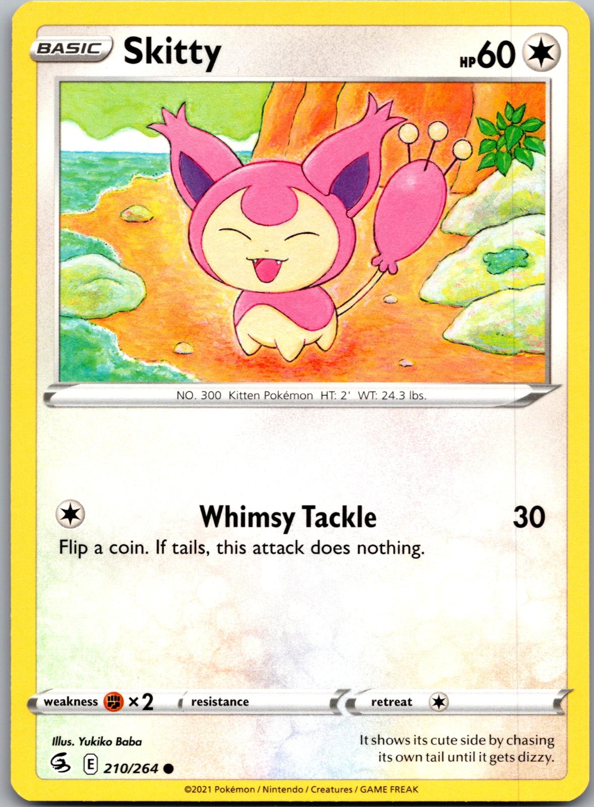 Skitty - 210/264 - - FUSION STRIKE - Pokemon - Common | AA90-23