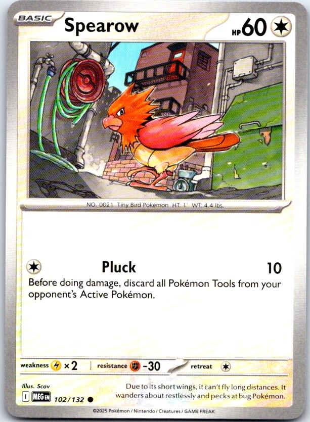 Spearow - 102/132 - - MEGA EVOLUTION - Pokemon - Common | AC19-38