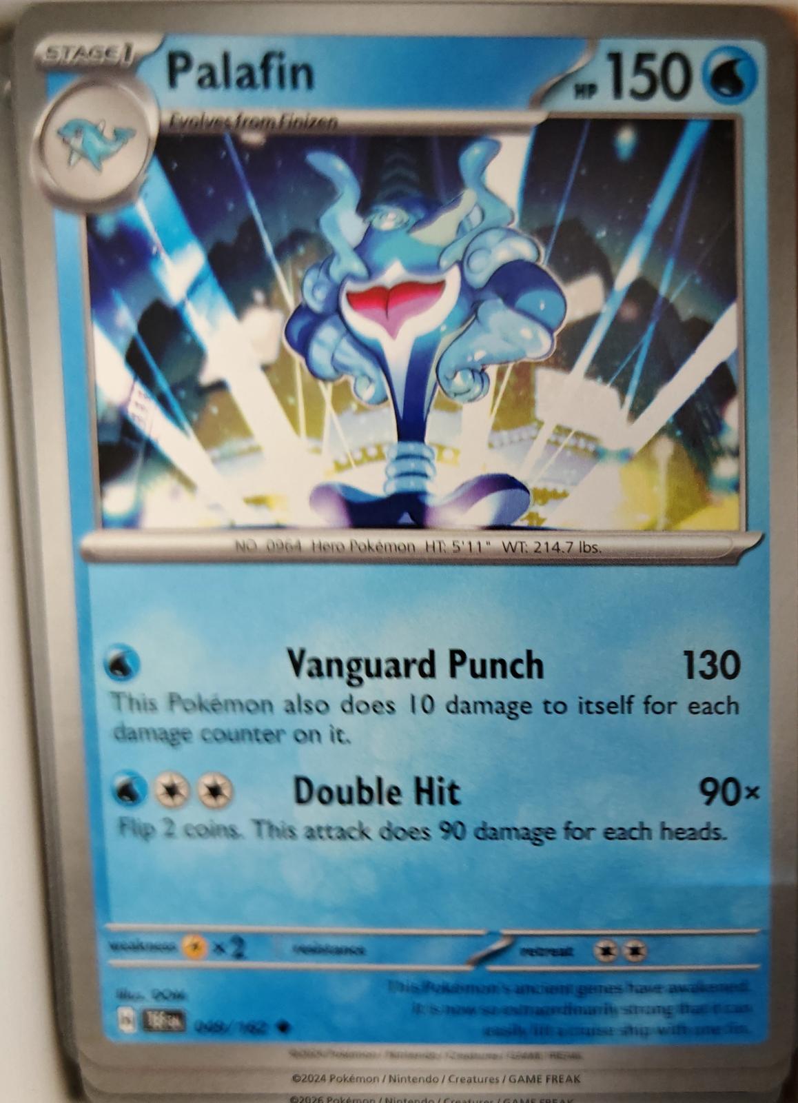 Palafin - 049/162 - - TEMPORAL FORCES - Pokemon - Uncommon | AA22-85