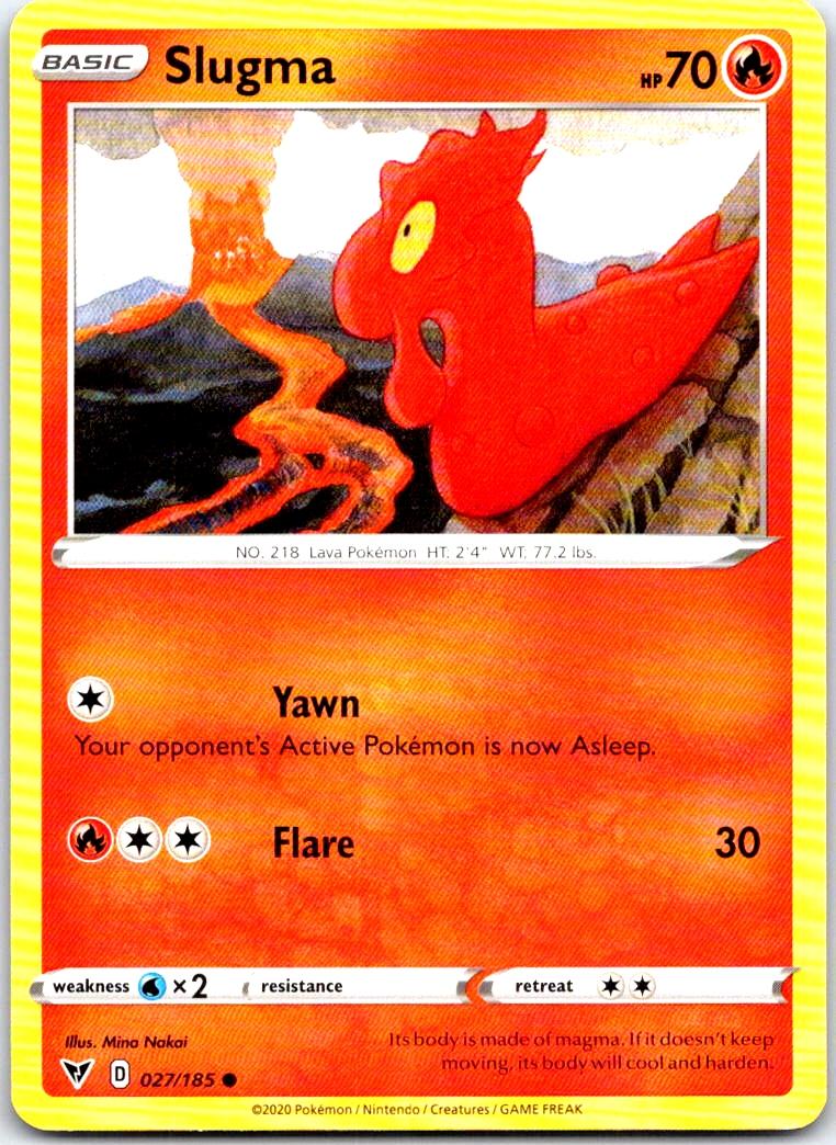 Slugma - 027/185 - - VIVID VOLTAGE - Pokemon - Common | AB20-30