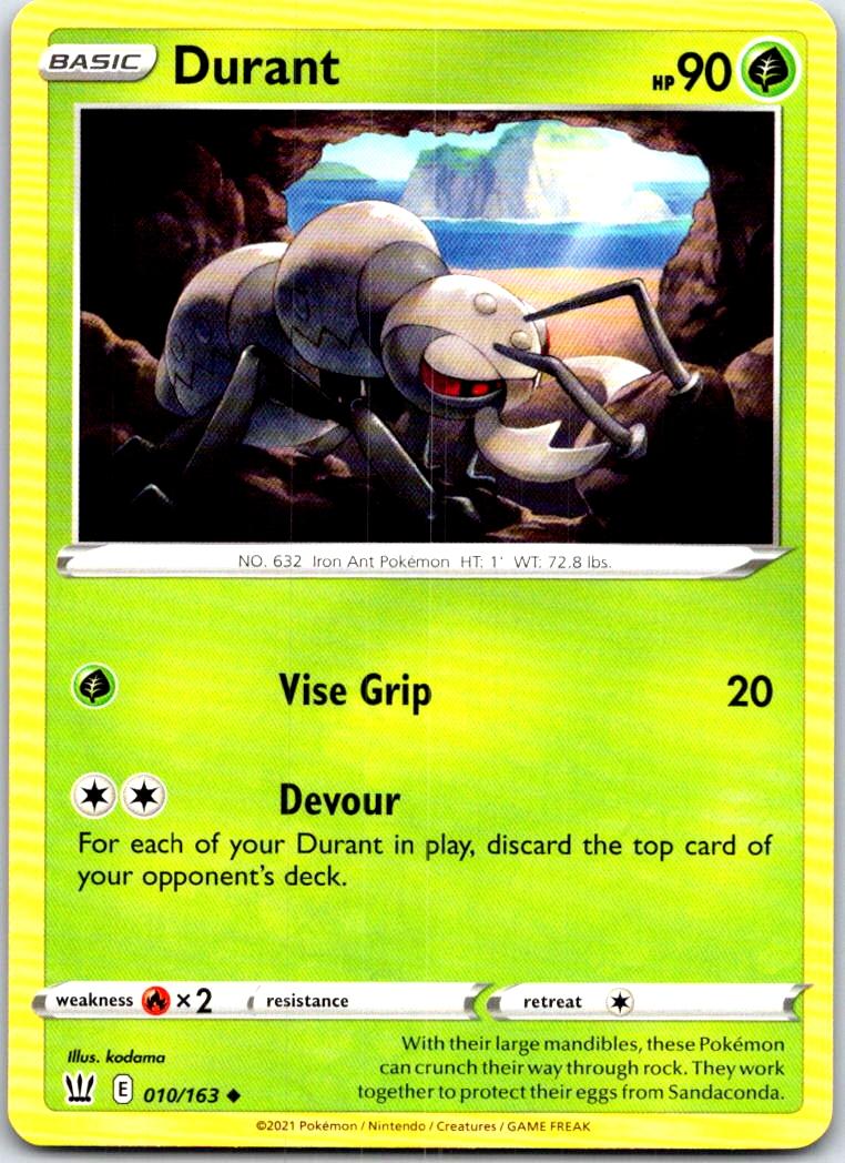 Durant - 010/163 - - BATTLE STYLES - Pokemon - Uncommon | AB96-46