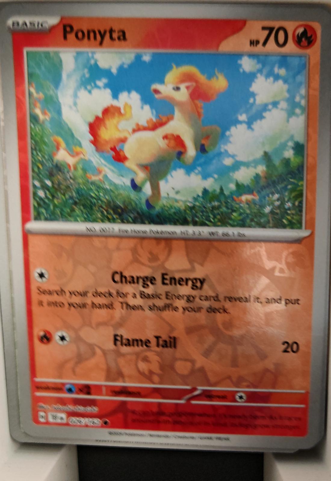 Ponyta - 026/162 - Reverse Holo - TEMPORAL FORCES - Pokemon - Common | AA24-54