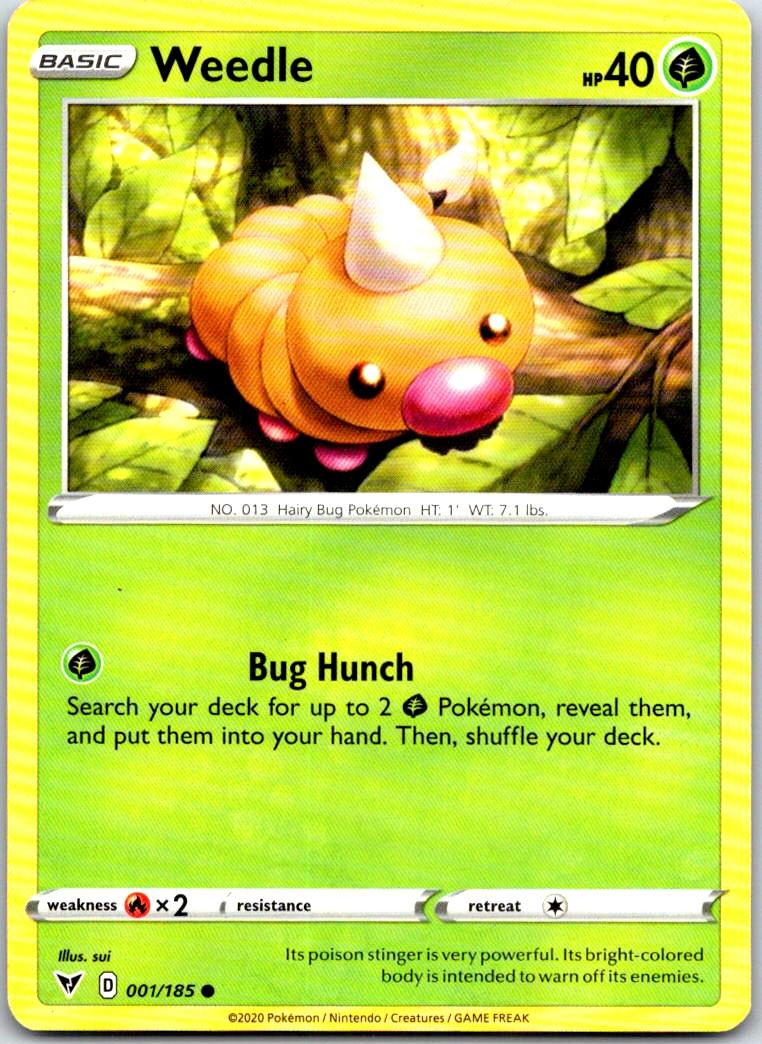 Weedle - 001/185 - - VIVID VOLTAGE - Pokemon - Common | AB11-50