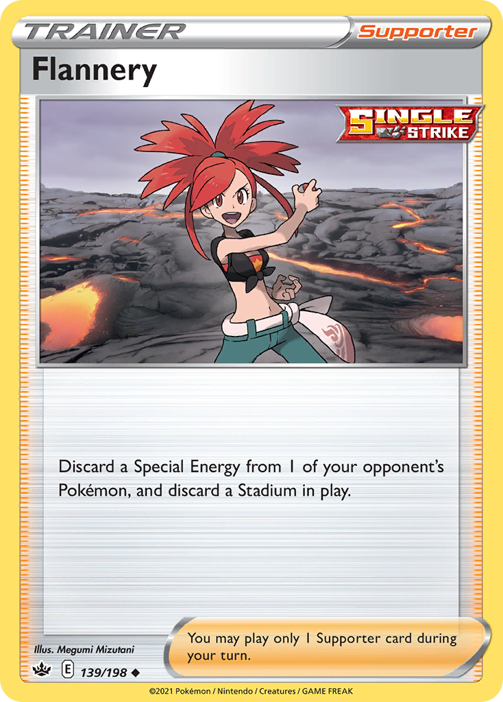 Flannery - 139/198 - - CHILLING REIGN - Pokemon - Uncommon | AA59-14