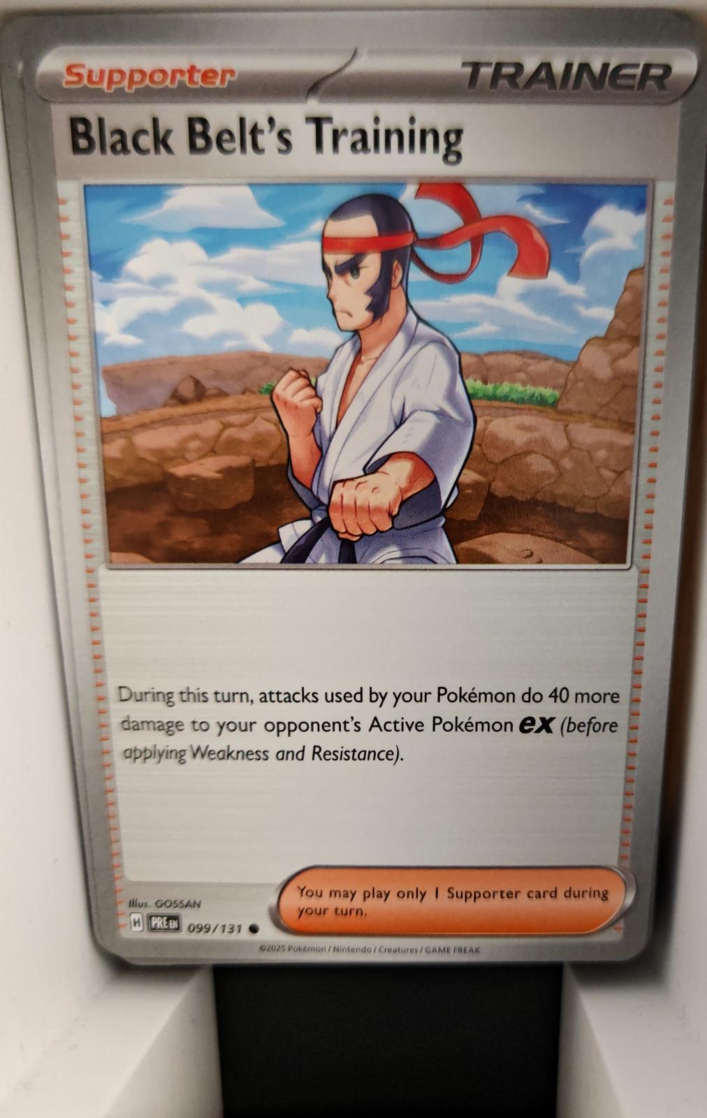 Black Belt's Training - 099/131 - - PRISMATIC EVOLUTIONS - Pokemon - | AA27-51