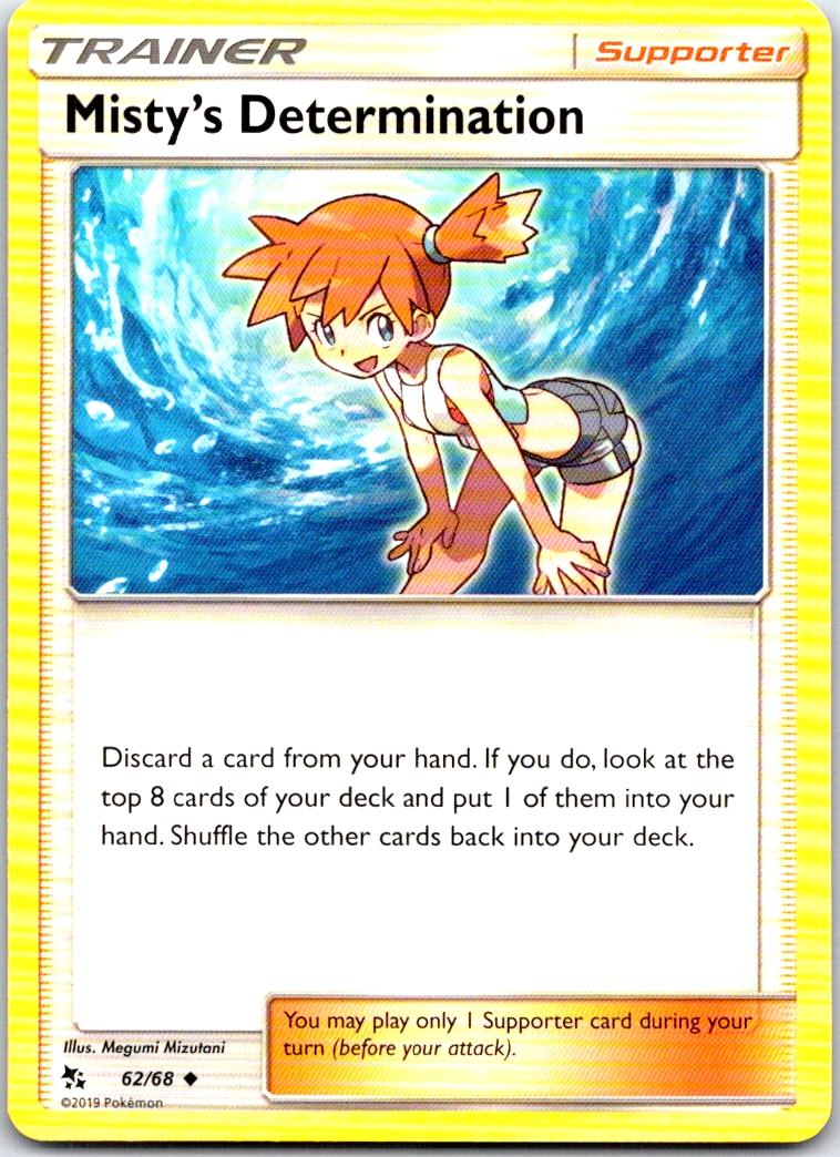 Misty's Determination - 62/68 - - HIDDEN FATES - Pokemon - Uncommon | AB22-17