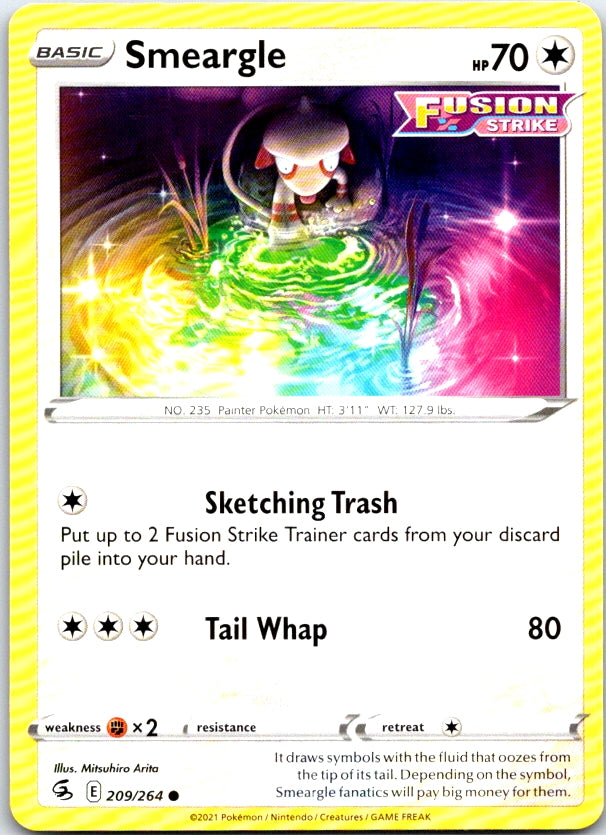 Smeargle - 209/264 - - FUSION STRIKE - Pokemon - Common | AC10-29