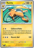 Raichu - 052/162 - - TEMPORAL FORCES - Pokemon - Common | AA29-85