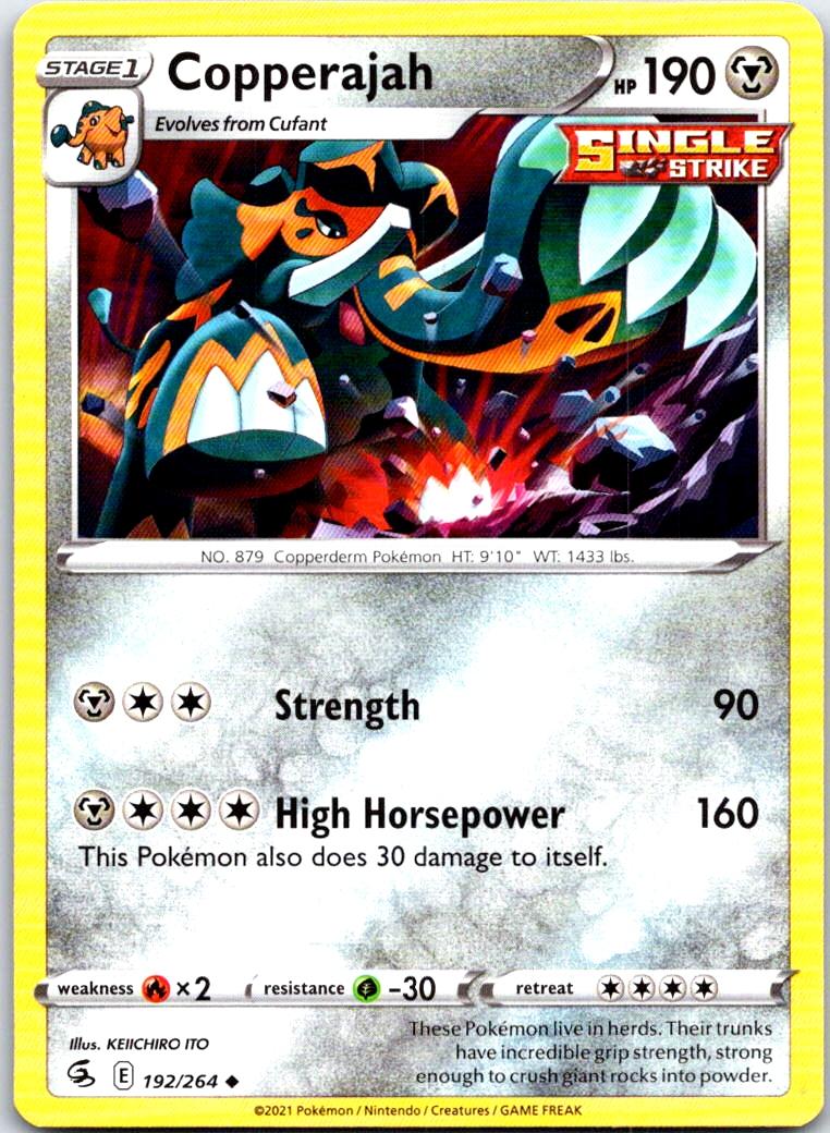 Copperajah - 192/264 - - FUSION STRIKE - Pokemon - Uncommon | AB84-20