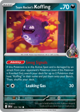 Team Rocket's Koffing - 125/182 - Reverse Holo - DESTINED RIVALS - Pokemon - | AA31-35