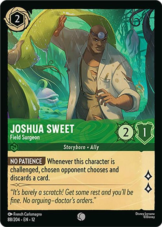 Joshua Sweet - Field Surgeon - 88/204 - - WILDS UNKNOWN - Lorcana - | LAA02-90