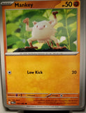 Mankey - 042/084 - - PITCH BLACK - Pokemon - Common | AA16-89