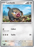 Lechonk - 155/198 - Reverse Holo - SCARLET & VIOLET - Pokemon - Common | AA49-70