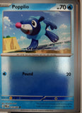 Popplio - 018/084 - Reverse Holo - PITCH BLACK - Pokemon - Common | AA35-35