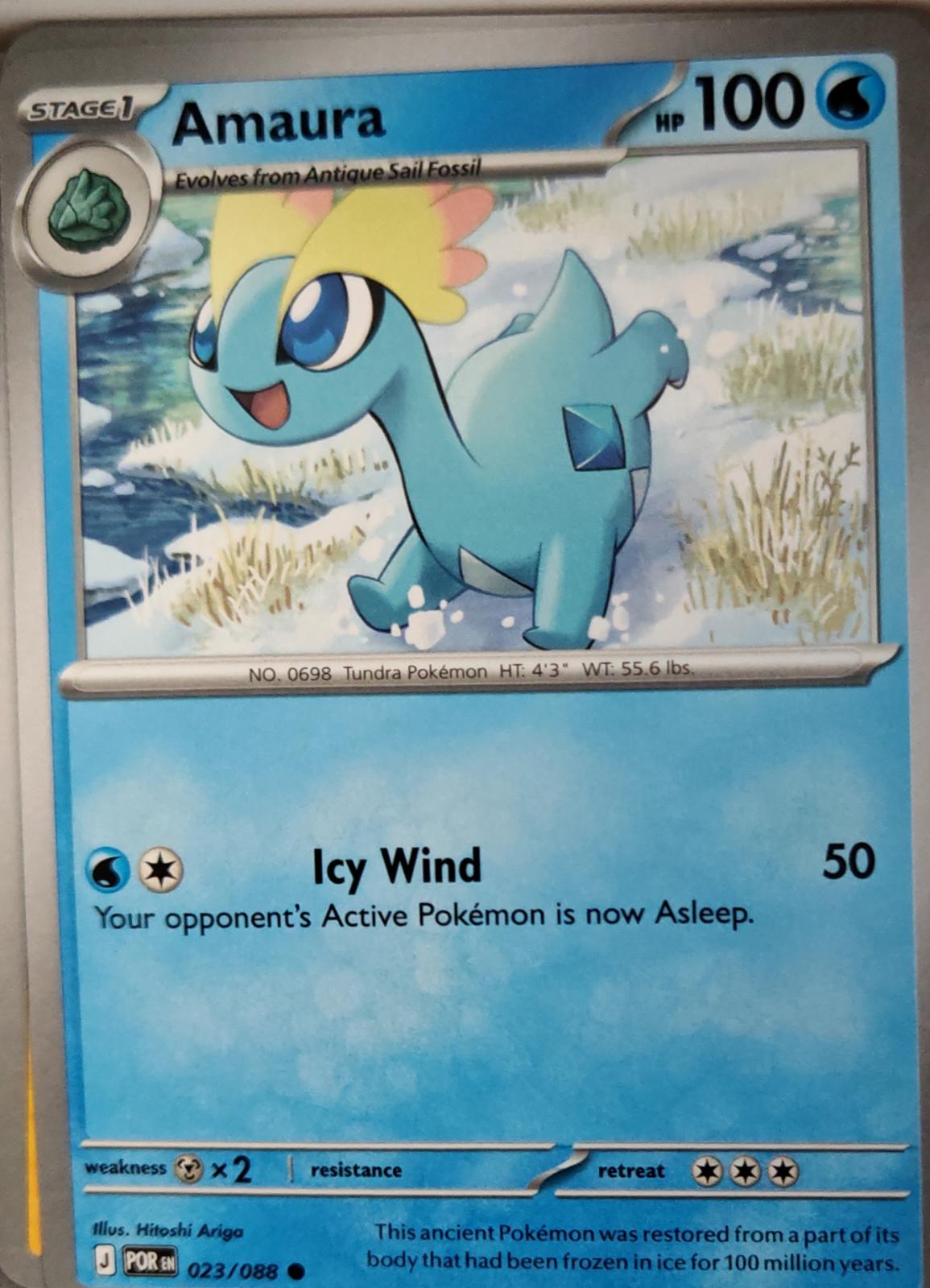 Amaura - 023/088 - - PERFECT ORDER - Pokemon - Common | AA11-47