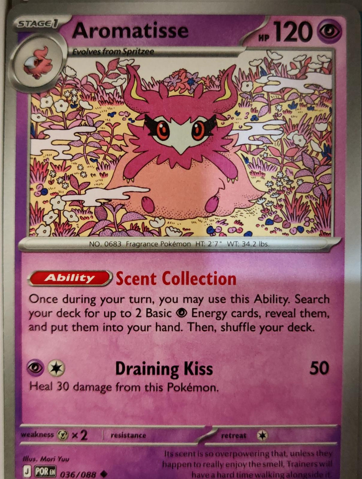 Aromatisse - 036/088 - - PERFECT ORDER - Pokemon - Uncommon | AA05-13