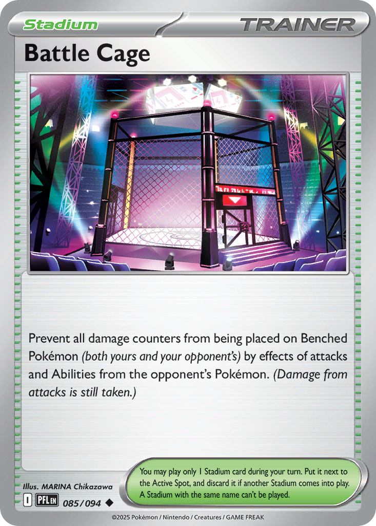 Battle Cage - 085/094 - - PHANTASMAL FLAMES - Pokemon - Uncommon | AA77-11