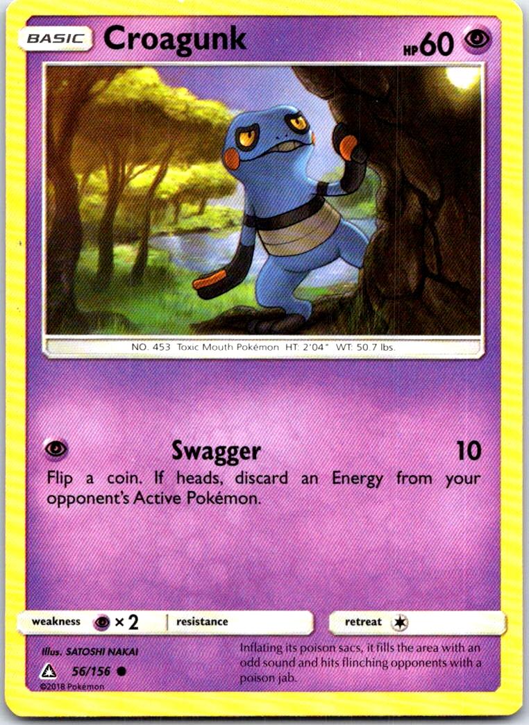 Croagunk - 56/156 - - ULTRA PRISM - Pokemon - Common | AB62-48