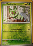 Sprigatito - 016/159 - Reverse Holo - JOURNEY TOGETHER - Pokemon - | AA22-19