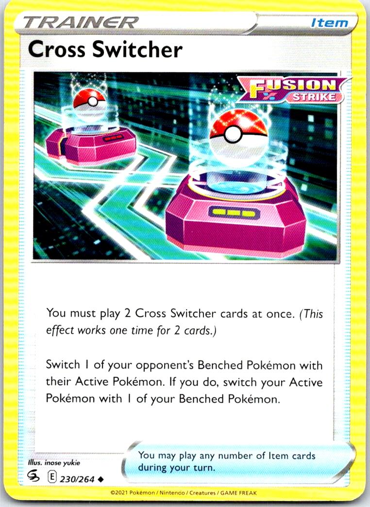 Cross Switcher - 230/264 - - FUSION STRIKE - Pokemon - Uncommon | AB21-21
