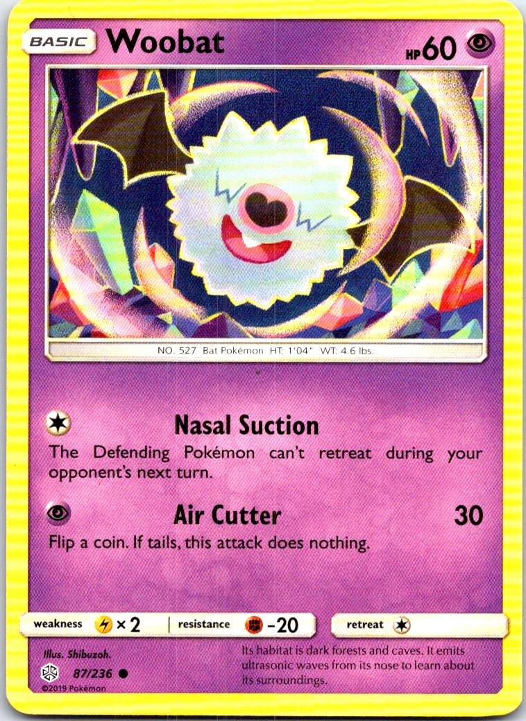 Woobat - 87/236 - - COSMIC ECLIPSE - Pokemon - Common | AB65-27