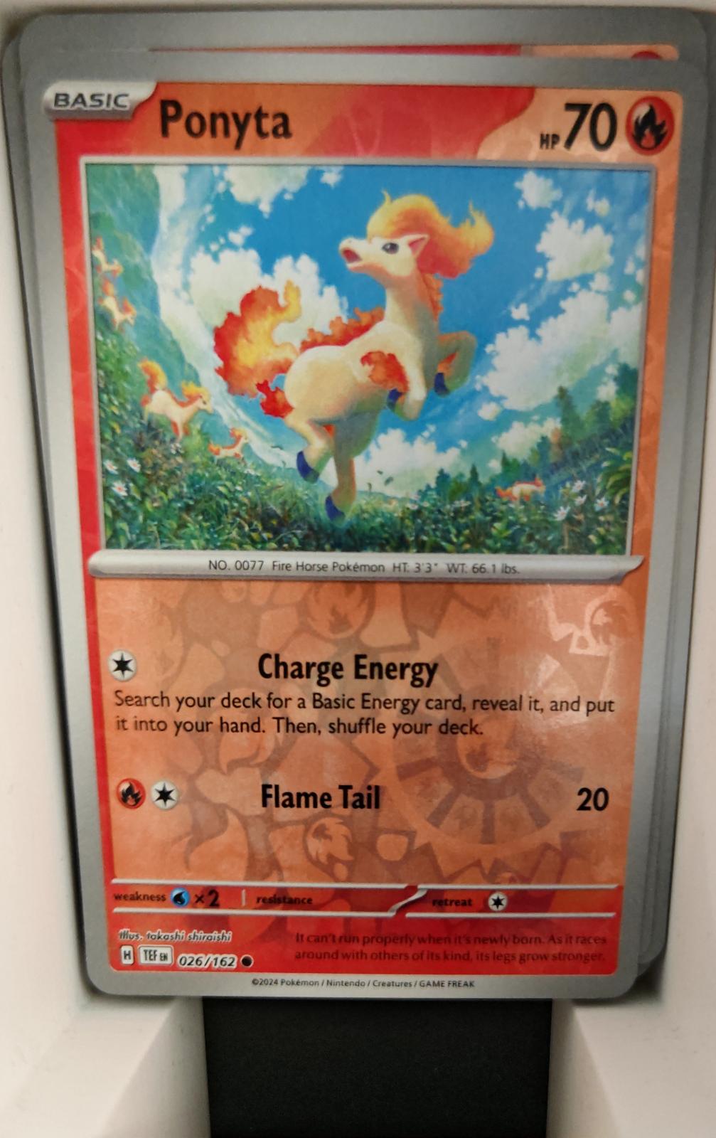 Ponyta - 026/162 - Reverse Holo - TEMPORAL FORCES - Pokemon - Common | AA24-49