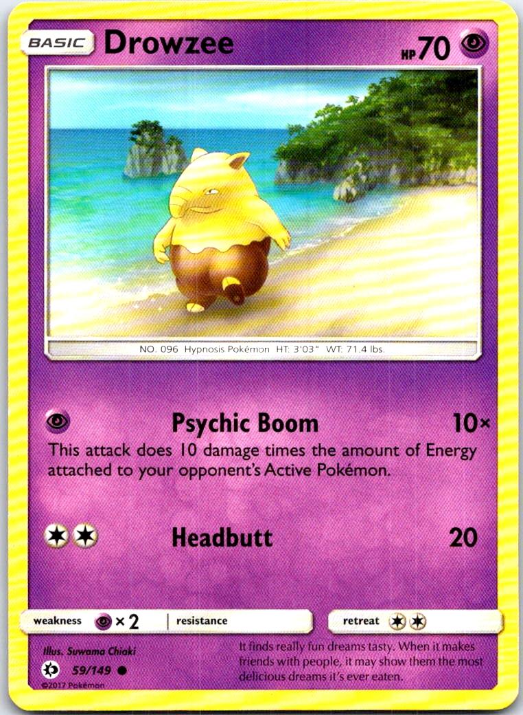 Drowzee - 59/149 - - SM BASE SET - Pokemon - Common | AB62-21