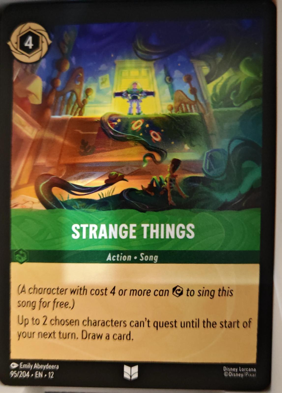 Strange Things - 95/204 - - WILDS UNKNOWN - Lorcana - Uncommon | LAA02-71