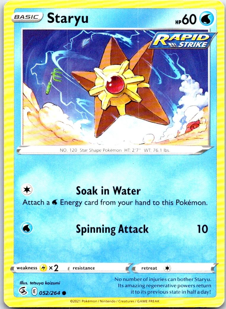 Staryu - 052/264 - - FUSION STRIKE - Pokemon - Common | AB92-23