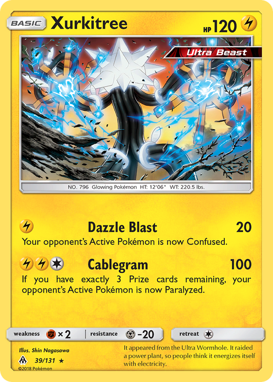 Xurkitree - 39/131 - - FORBIDDEN LIGHT - Pokemon - Rare | AA66-15