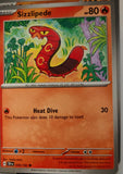Sizzlipede - 036/162 - - TEMPORAL FORCES - Pokemon - Common | AA27-9