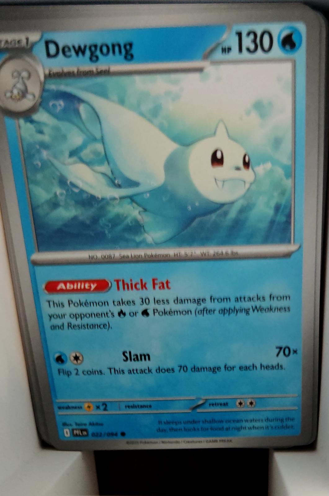 Dewgong - 022/094 - - PHANTASMAL FLAMES - Pokemon - Common | AA45-43