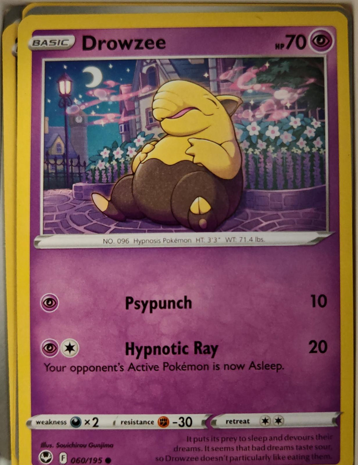 Drowzee - 060/195 - - SILVER TEMPEST - Pokemon - Common | AA10-13