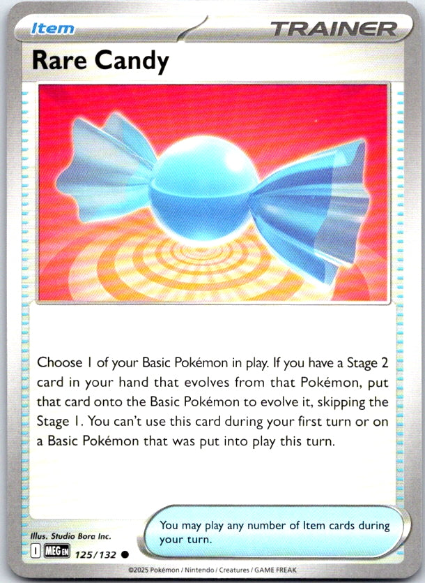 Rare Candy - 125/132 - - MEGA EVOLUTION - Pokemon - Common | AC20-35