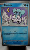 Cubchoo (Poke Ball Pattern) - 025/086 - Holo - BLACK BOLT - Pokemon - | AA47-51