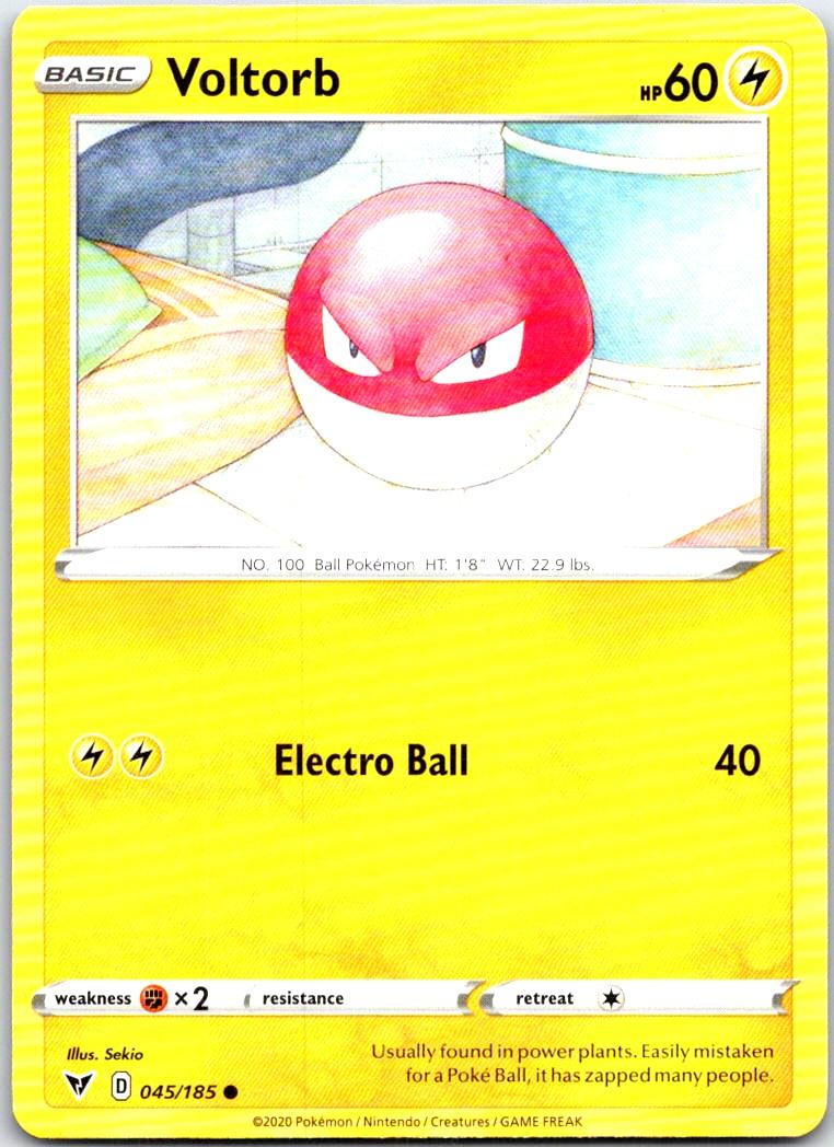 Voltorb - 045/185 - - VIVID VOLTAGE - Pokemon - Common | AB47-40