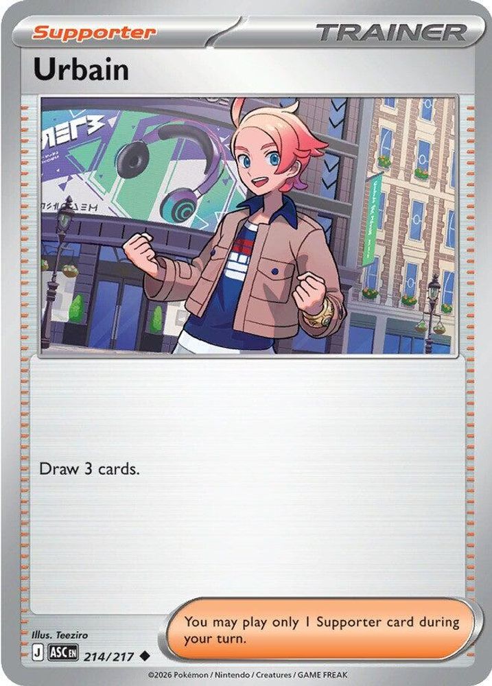 Urbain - 214/217 - - ASCENDED HEROES - Pokemon - Uncommon | AA77-19