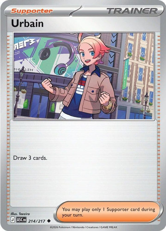 Urbain - 214/217 - - ASCENDED HEROES - Pokemon - Uncommon | AA77-19